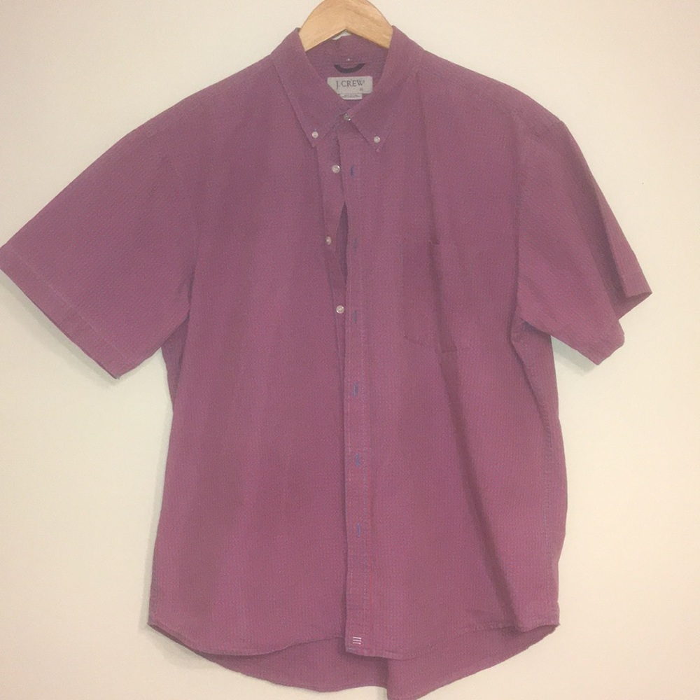 J. Crew Checked Short Sleeve